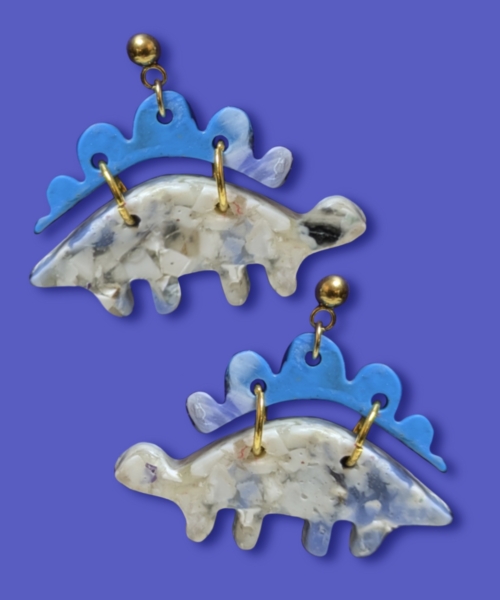 Stégosaure Bleu Lacté