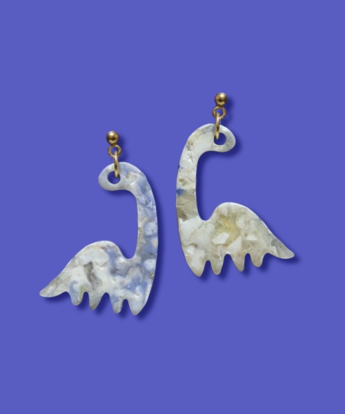 Mini Diplodocus Blanc lacté